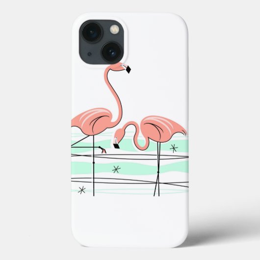 Flamingo Ocean Pair iPad case (Achterkant)