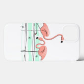 Flamingo Ocean Pair iPad case (Achterkant (horizontaal))