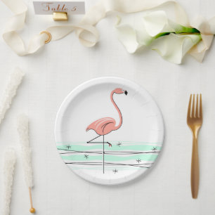 Flamingo Ocean paper bord