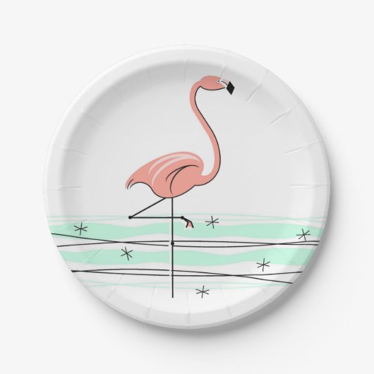 Flamingo Ocean paper bord (Voorkant)