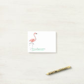 Flamingo Ocean Post-it® Notes (Op bureau)
