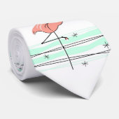 Flamingo Ocean stropdas (Opgerold)