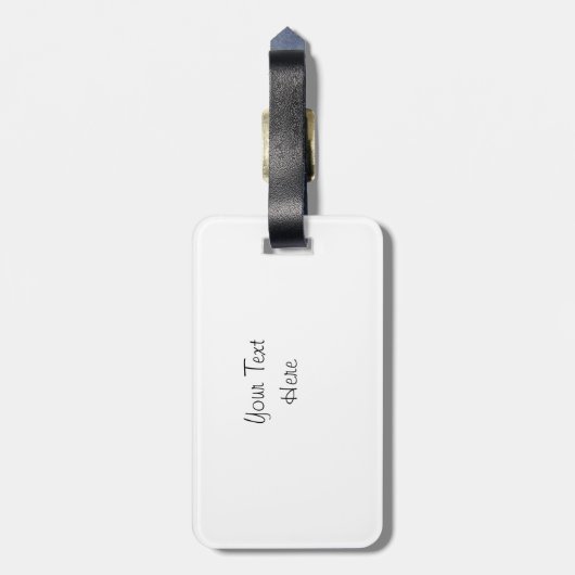 Flamingo Ocean 'Text' bagagelabel (Achterkant verticaal)