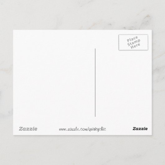 Flamingo Ocean text briefkaart (Achterkant)