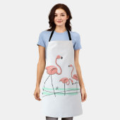 Flamingo Ocean Trio 2 apron Schort (Gedragen)