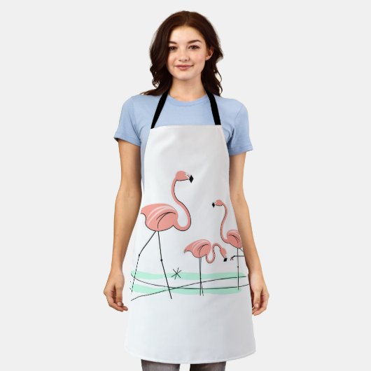 Flamingo Ocean Trio 2 apron Schort (Gedragen)