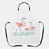 Flamingo Ocean Trio 2 apron Schort (Voorkant)