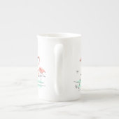 Flamingo Ocean Trio 2 bone china mok (Achterkant)