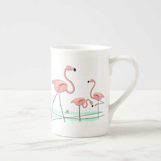 Flamingo Ocean Trio 2 bone china mok (Rechts)