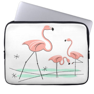 Flamingo Ocean Trio 2 laptophoes Laptop Sleeve