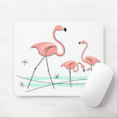 Flamingo Ocean Trio 2 mousepad Muismat (Met muis)