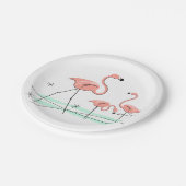 Flamingo Ocean Trio 2 papieren bord (Gekanteld)