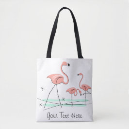 Flamingo Ocean Trio 2 Text over tas