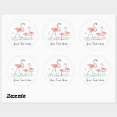 Flamingo Ocean Trio 2 Text sticker (Vel)