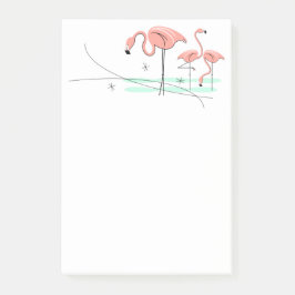 Flamingo Ocean Trio 3 Post-it® Notes