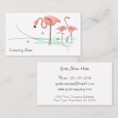 Flamingo Ocean Trio 3 visitekaartje (Voorkant / Achterkant)