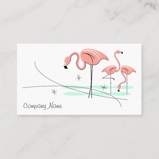 Flamingo Ocean Trio 3 visitekaartje (Voorkant)