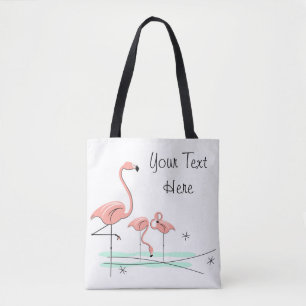 Flamingo Ocean Trio 4 Text over tas