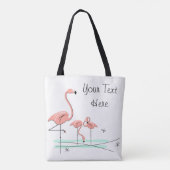 Flamingo Ocean Trio 4 Text over tas (Achterkant)