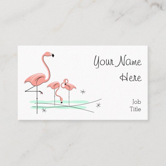 Flamingo Ocean Trio 4 visitekaartje (Voorkant)