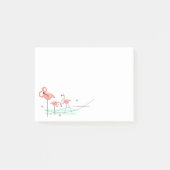 Flamingo Ocean Trio Post-it® Notes (Voorkant)
