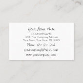 Flamingo Ocean visitekaartje white (Achterkant)