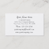 Flamingo Ocean visitekaartje white (Achterkant)