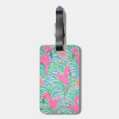 Flamingo Oerwoud Party Bagagelabel (Achterkant verticaal)