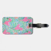 Flamingo Oerwoud Party Bagagelabel (Achterkant horizontaal)