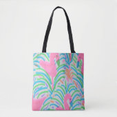 Flamingo Oerwoud Party Canvas tas (Voorkant)