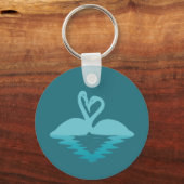 Flamingo omarmen sleutelhanger (Achterkant)