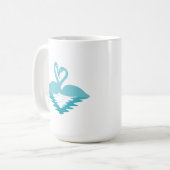 Flamingo Omhelzing Koffiemok (Voorkant links)