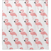 Flamingo ontwerp douchegordijn (Voorkant)