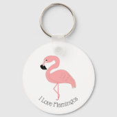 Flamingo Ontwerp Sleutelhanger (Voorkant)
