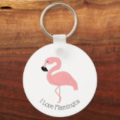 Flamingo Ontwerp Sleutelhanger (Voorkant)