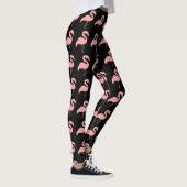 Flamingo ontwerp U kiest achtergrondkleur Leggings (Rechts)