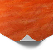 Flamingo op blauw poster (Hoek)