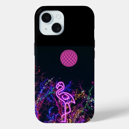 Flamingo op het dansfeest. Case-Mate iPhone case (Achterkant)