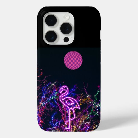Flamingo op het dansfeest. Case-Mate iPhone case (Achterkant)