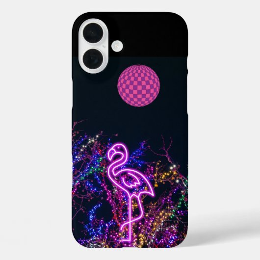 Flamingo op het dansfeest. Case-Mate iPhone case (Achterkant)