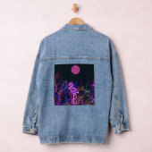 Flamingo op het dansfeest. denim jacket (Hangar)