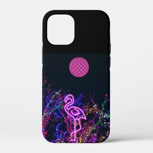Flamingo op het dansfeest. Hoesje-Mate iPhone case (Achterkant)