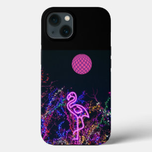 Flamingo op het dansfeest. Hoesje-Mate iPhone case