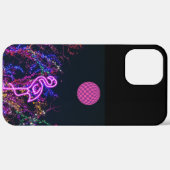 Flamingo op het dansfeest. Hoesje-Mate iPhone case (Achterkant / Rechts)