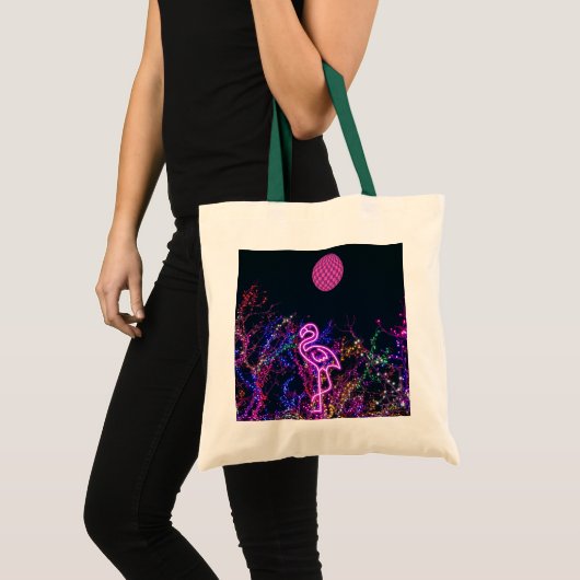 Flamingo op het dansfeest. tote bag (Voorkant (product))