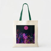 Flamingo op het dansfeest. tote bag (Voorkant)