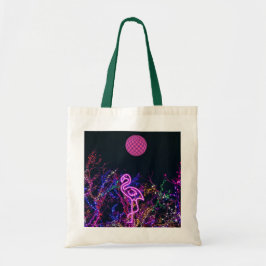 Flamingo op het dansfeest. tote bag