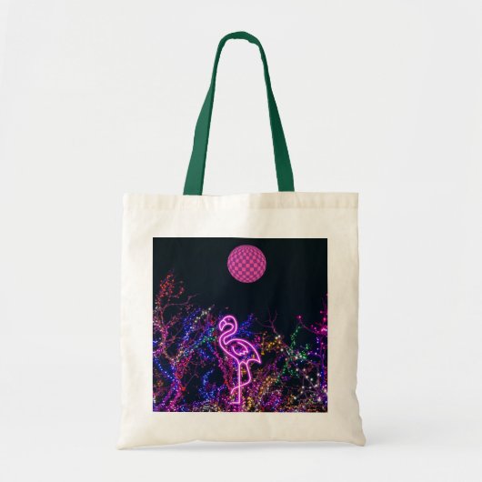 Flamingo op het dansfeest. tote bag (Voorkant)