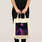 Flamingo op het dansfeest. tote bag (Voorkant (product))