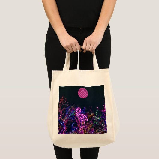 Flamingo op het dansfeest. tote bag (Voorkant (product))